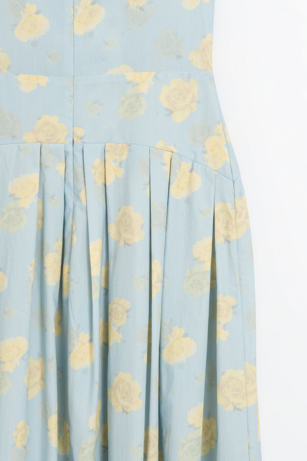 Square Neck Ruched Midi Dress