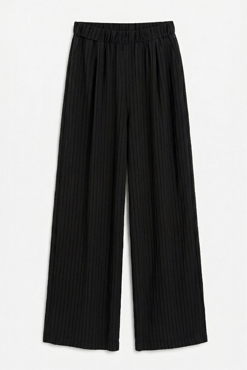 Çizgili Oversize Pantolon
