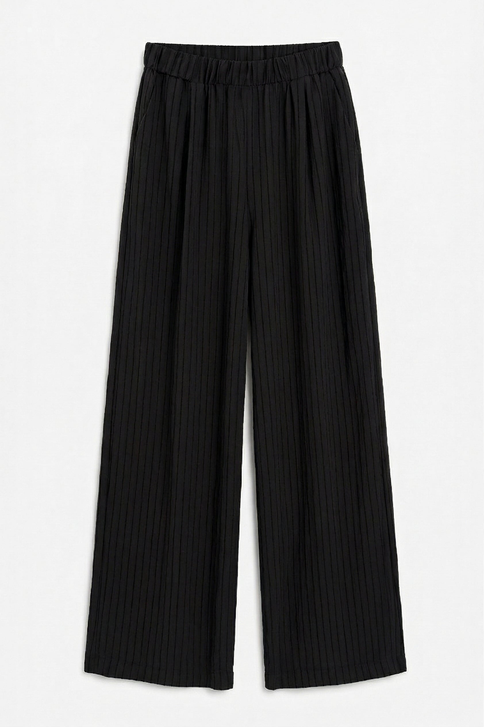 Çizgili Oversize Pantolon