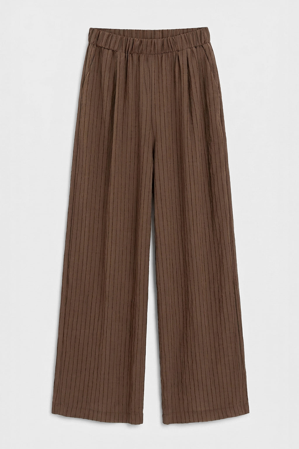 Çizgili Oversize Pantolon