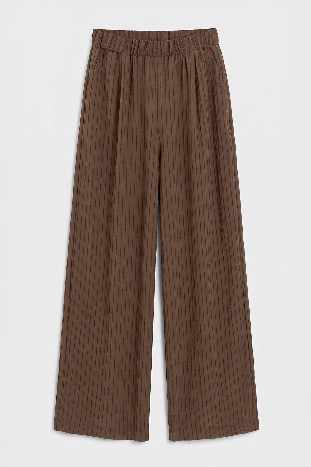 Çizgili Oversize Pantolon