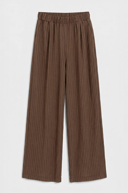 Çizgili Oversize Pantolon