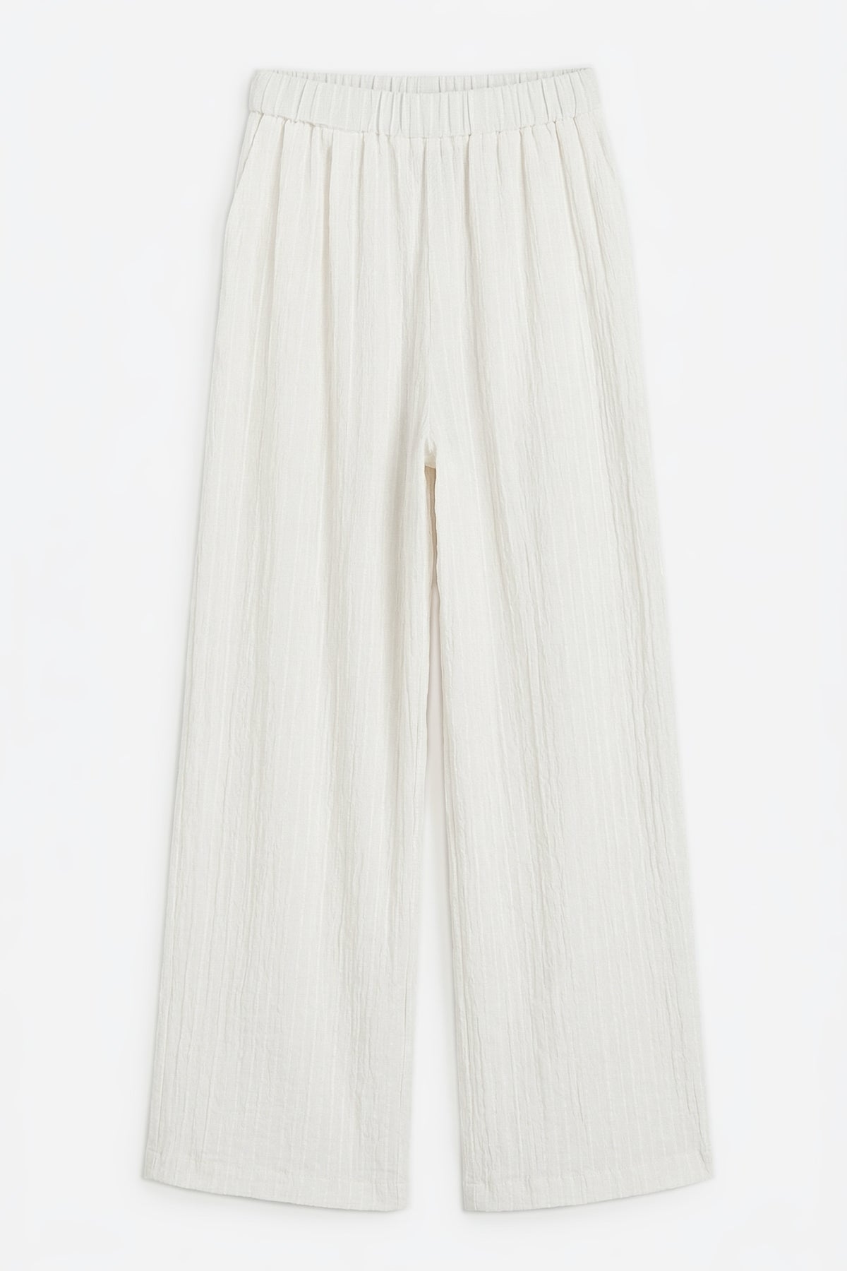 Çizgili Oversize Pantolon