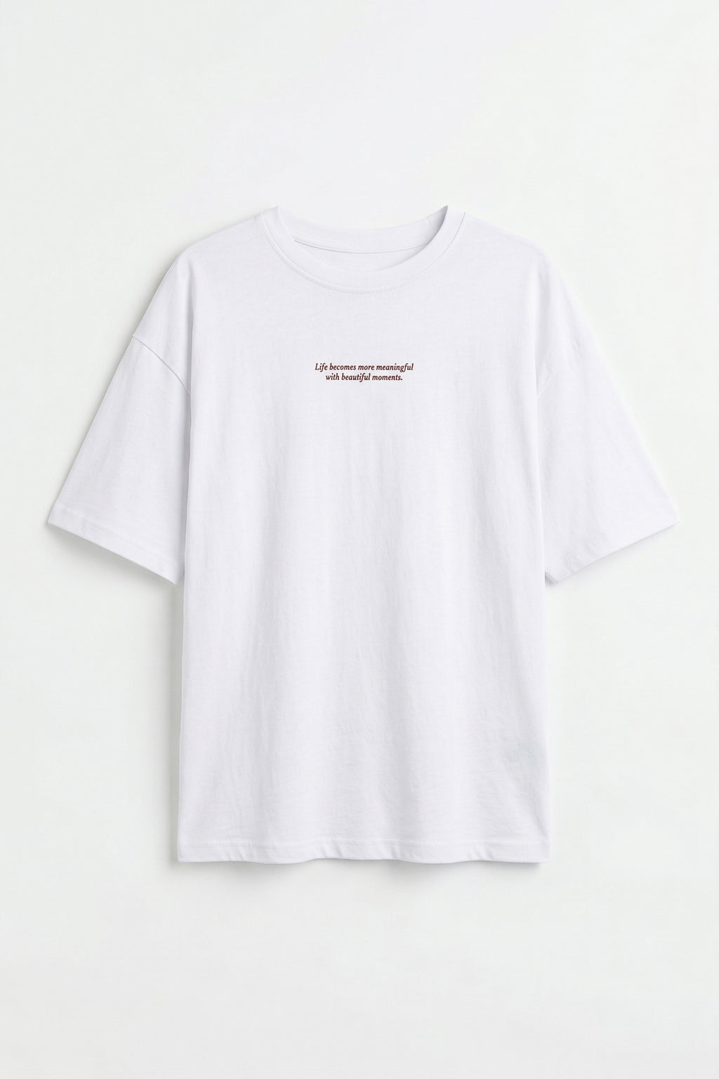 Basic Baskılı Oversize Tshirt
