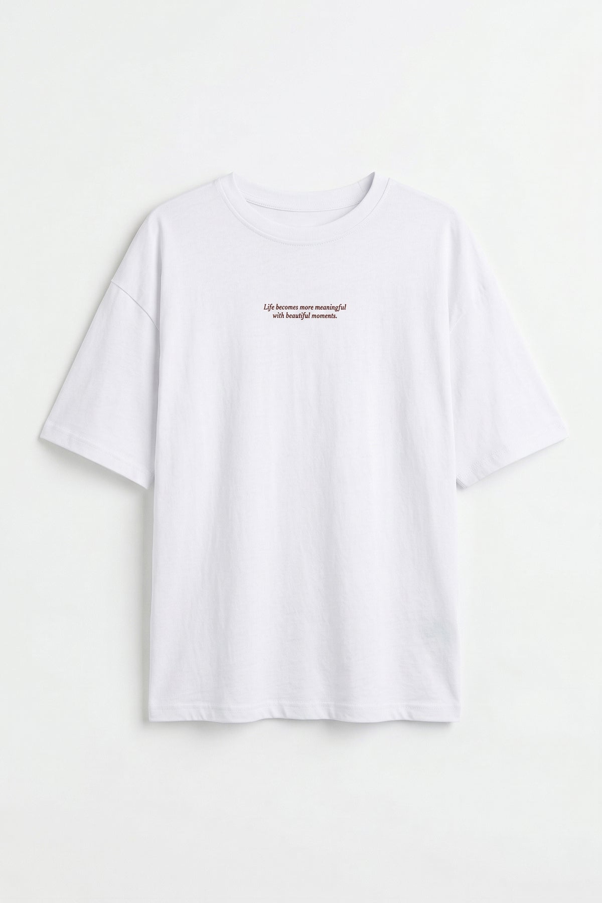 Basic Baskılı Oversize Tshirt