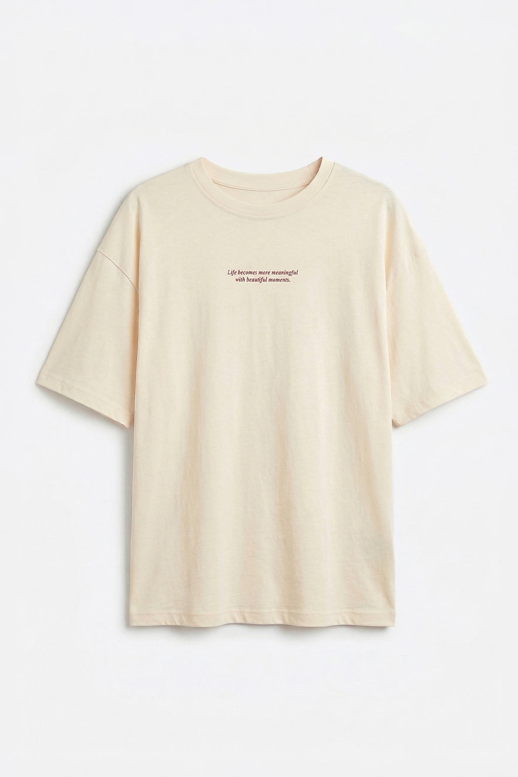 Basic Baskılı Oversize Tshirt
