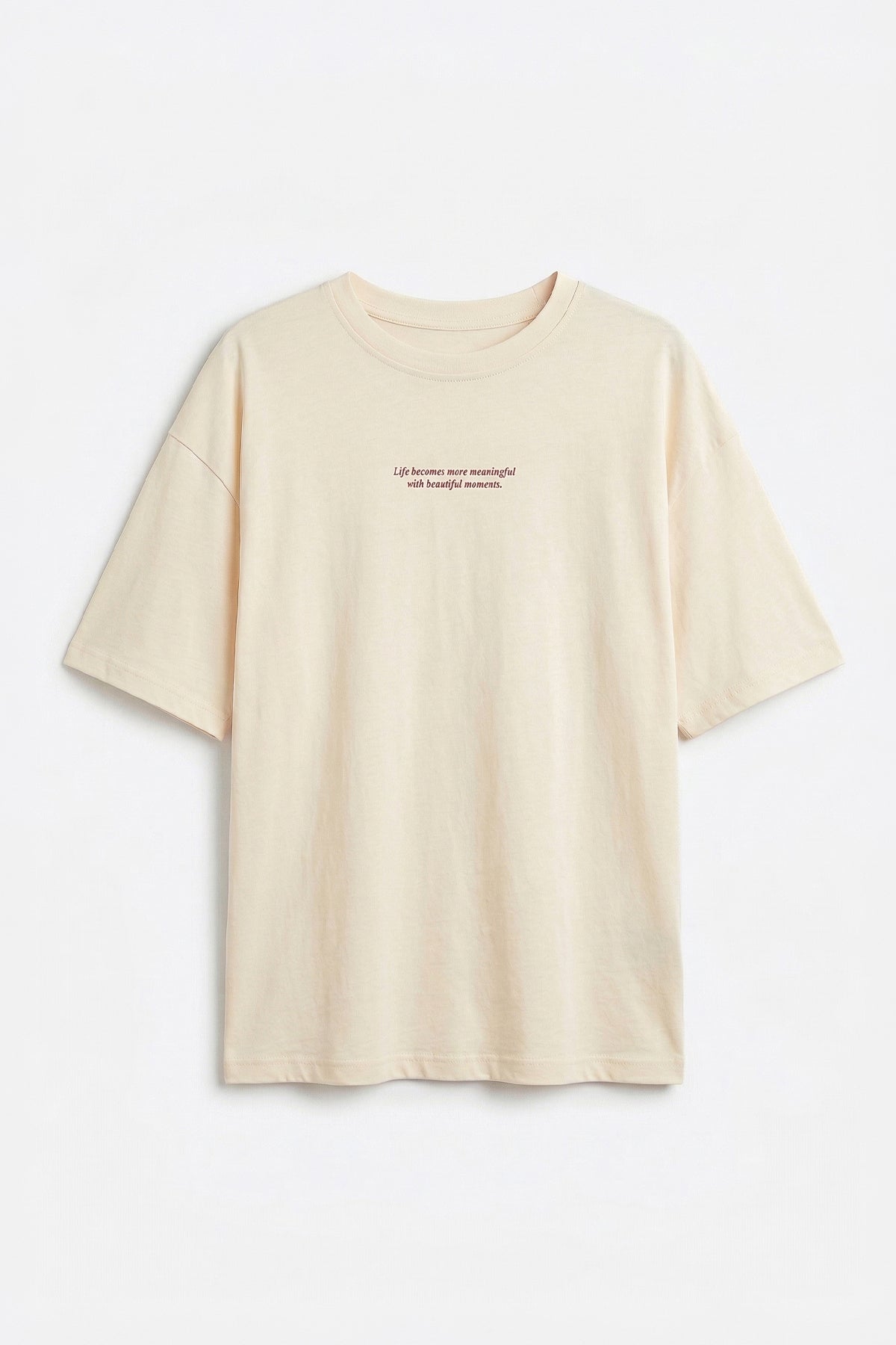 Basic Baskılı Oversize Tshirt