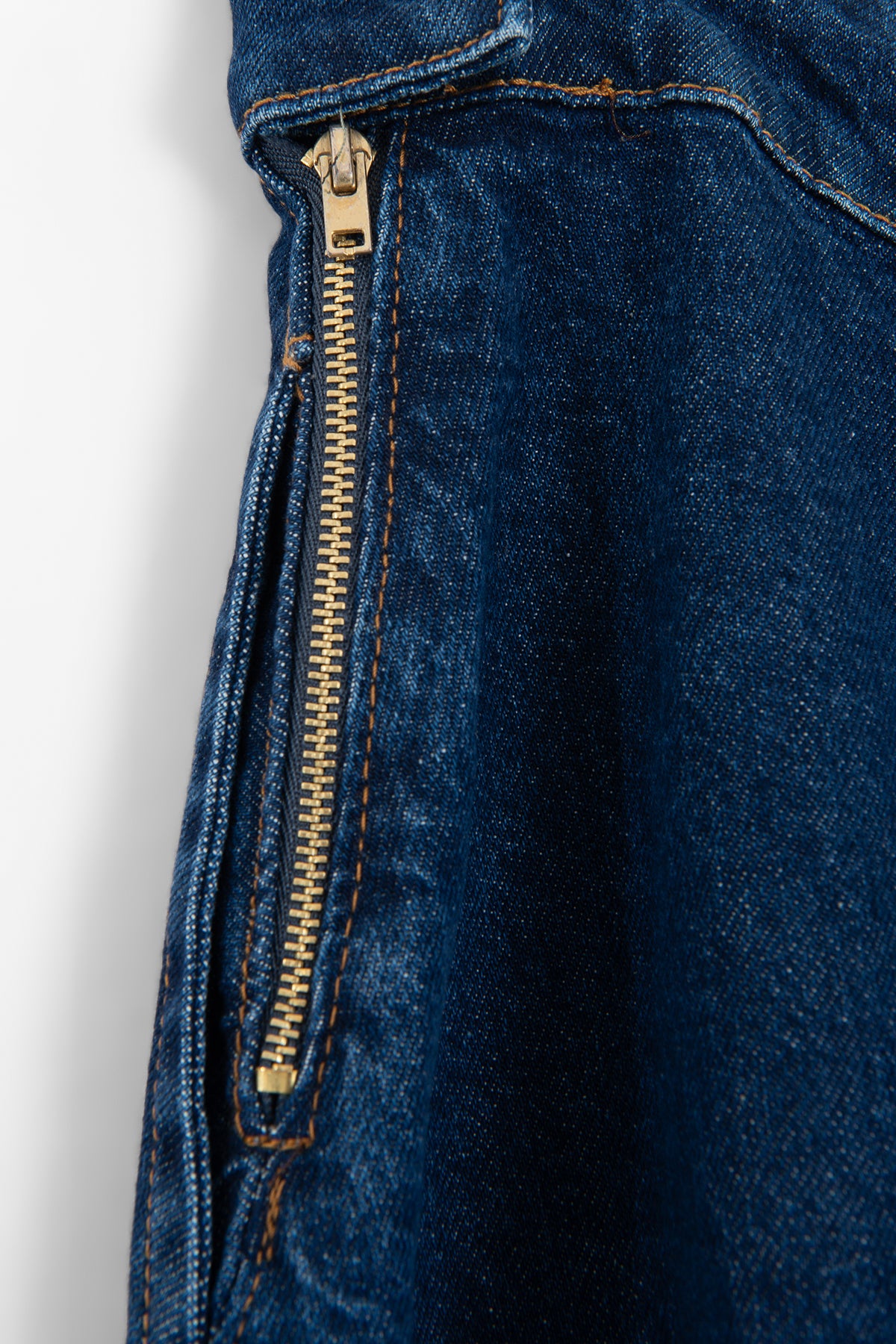Kloş Denim Midi Etek