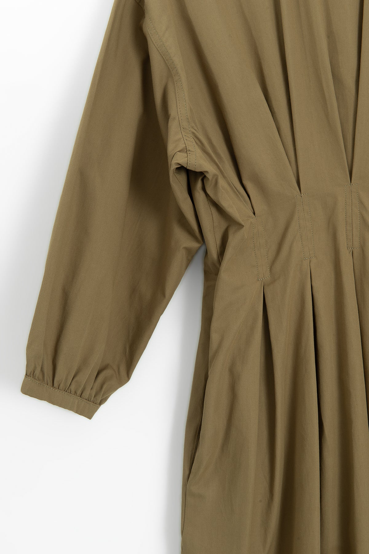 %100 Cotton Pileli Midi Elbise