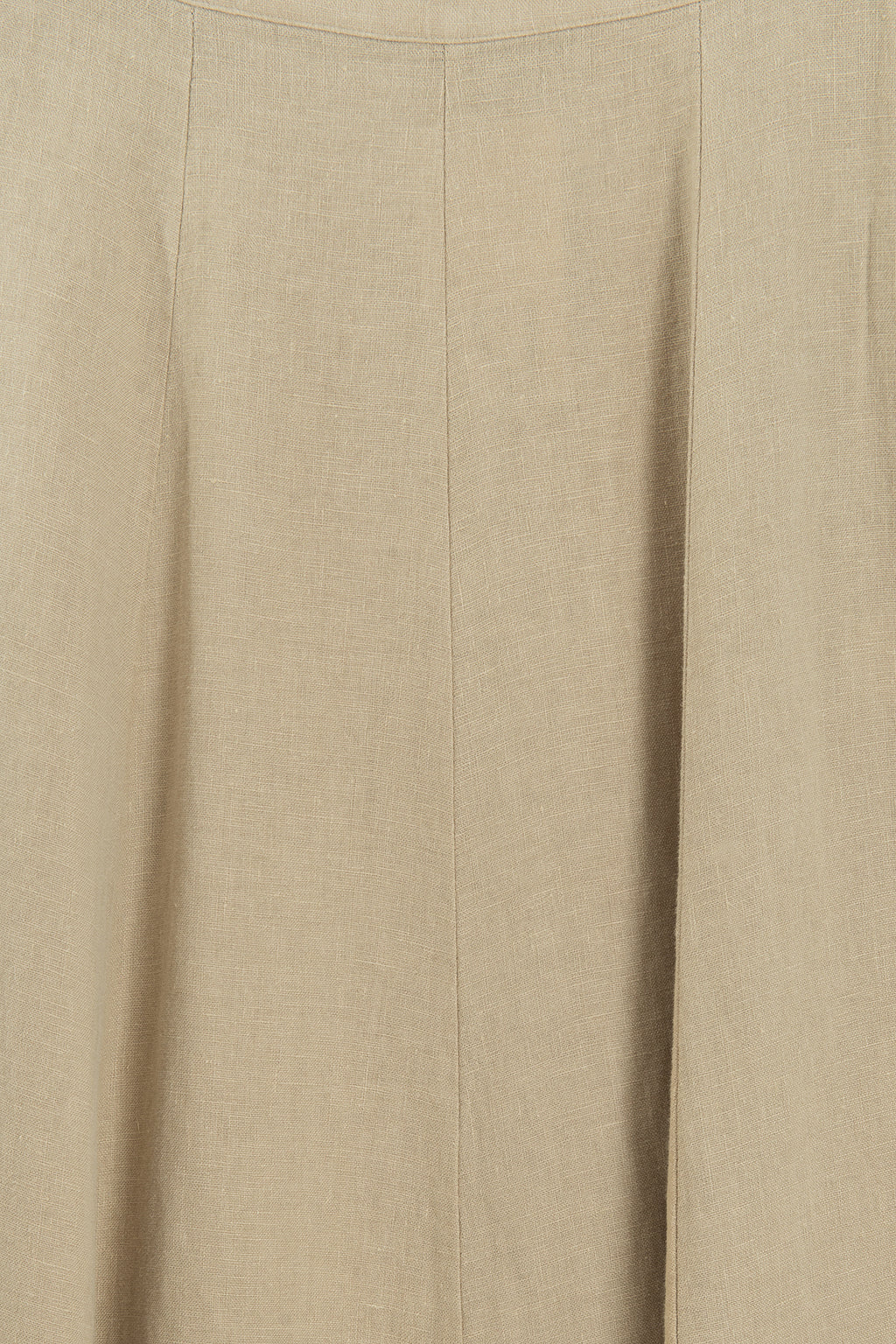 100% Linen Ruffled Washed Midi Skirt
