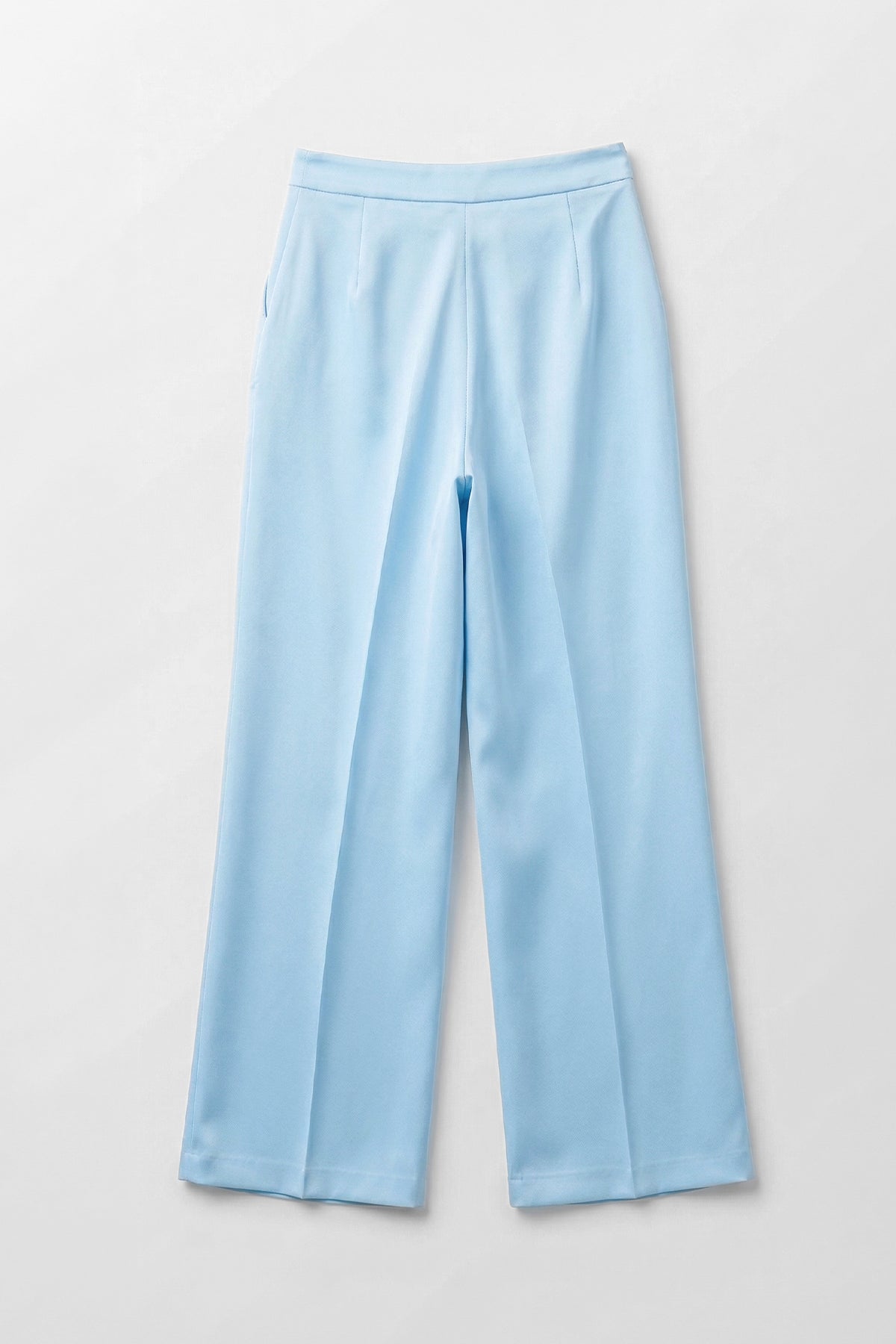 Cepli Plie Detaylı Plazzo Pantolon