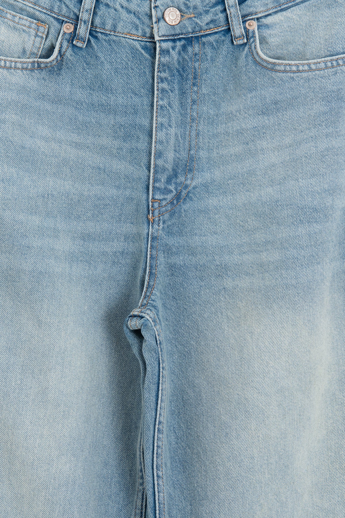 Düz Kesim Denim Pantolon