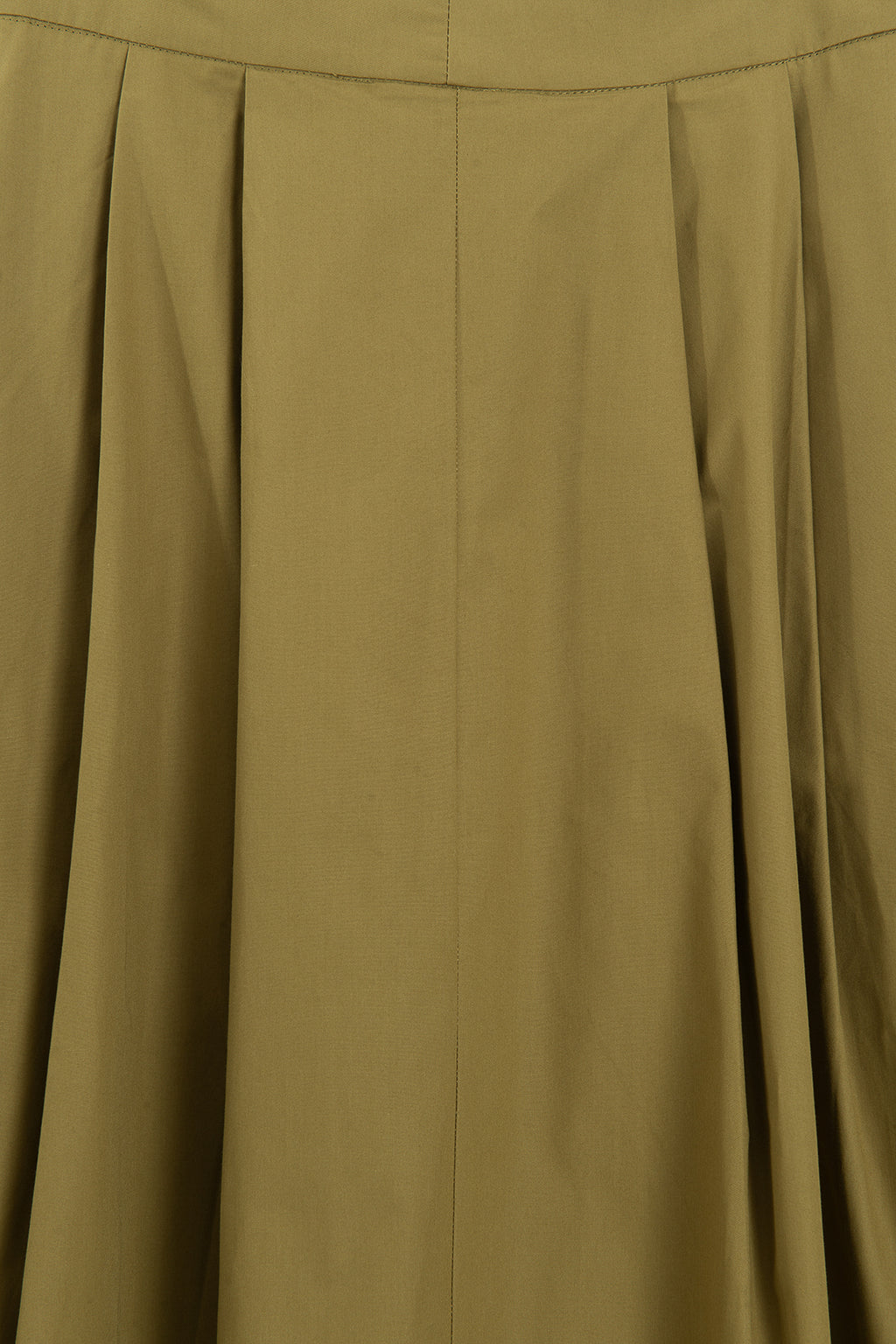 Thick Pleated Ruffled Midi Skirt