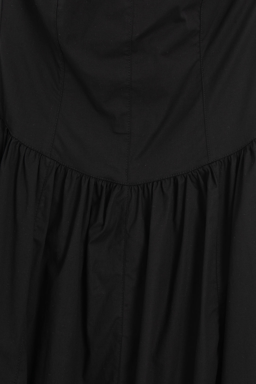 %100 Cotton Straplez Midi Elbise