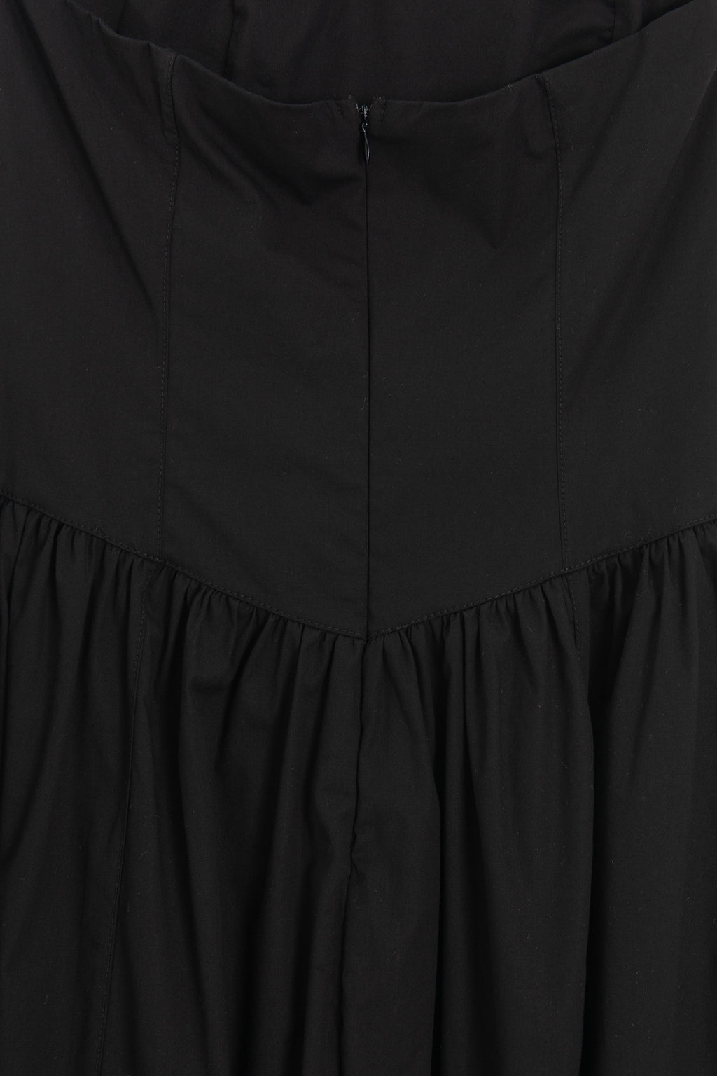 %100 Cotton Straplez Midi Elbise