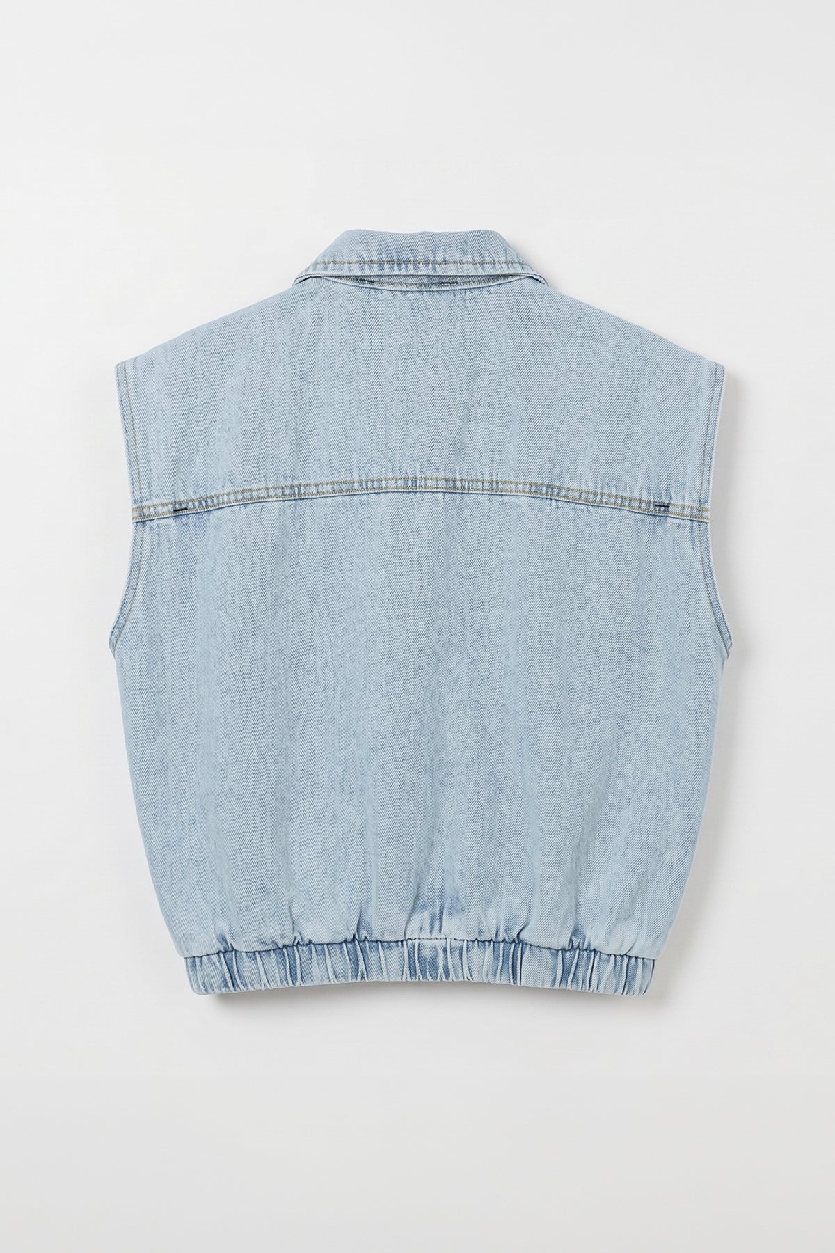 Denim Cepli Balon Yelek