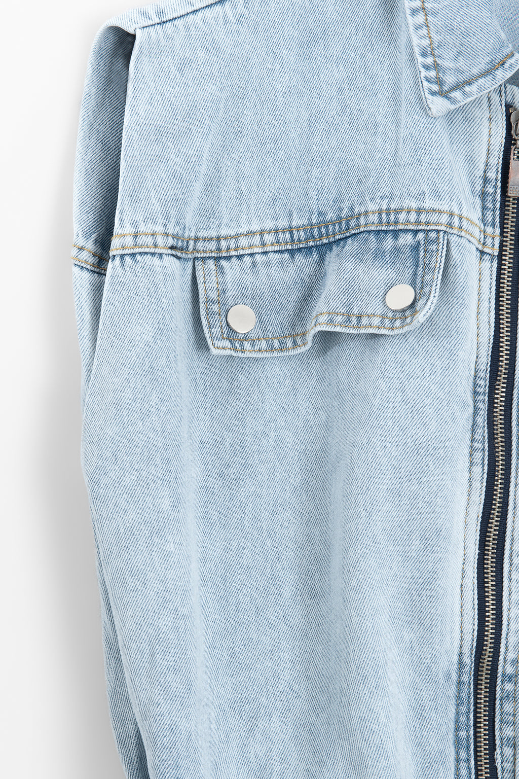 Denim Cepli Balon Yelek