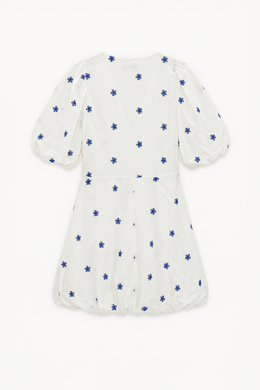 Puff Sleeve Mini Bubble Dress
