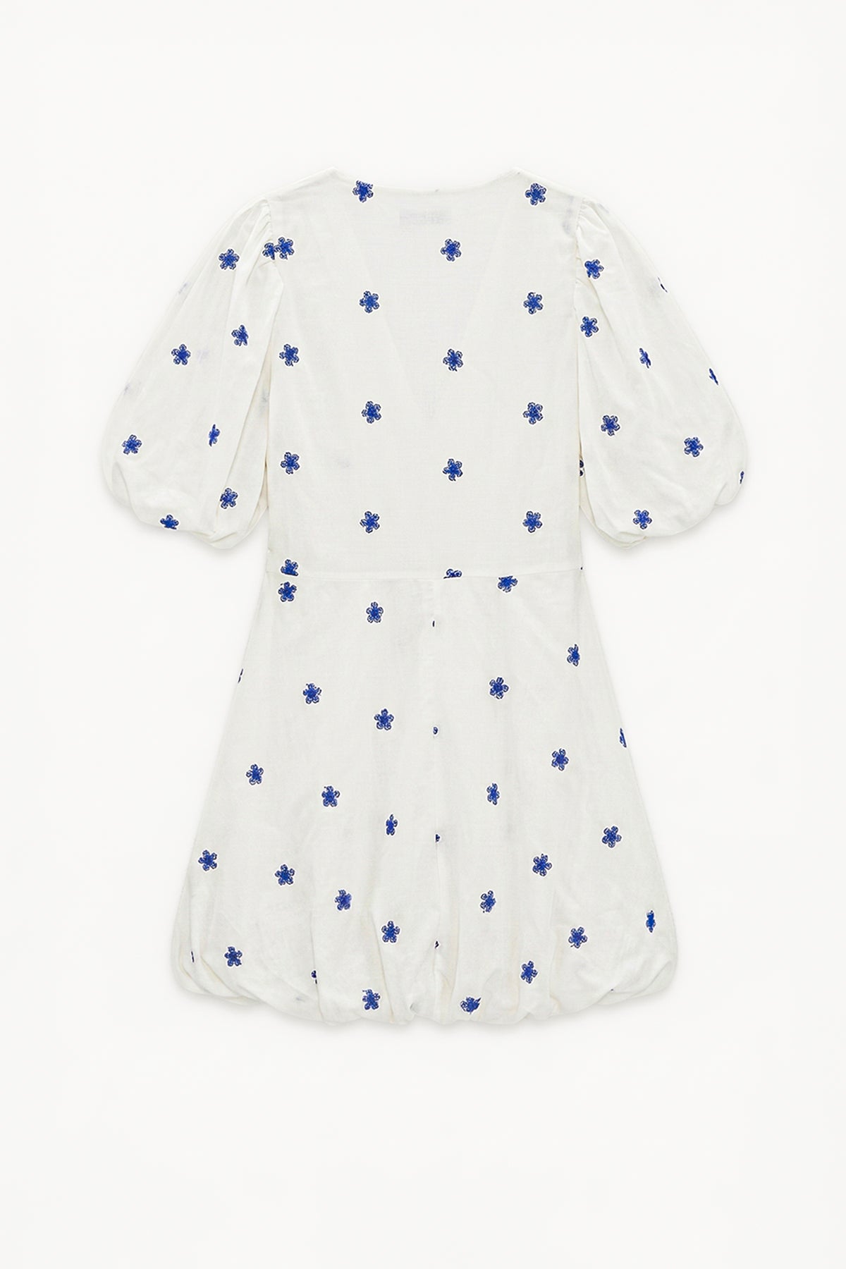 Puff Sleeve Mini Bubble Dress