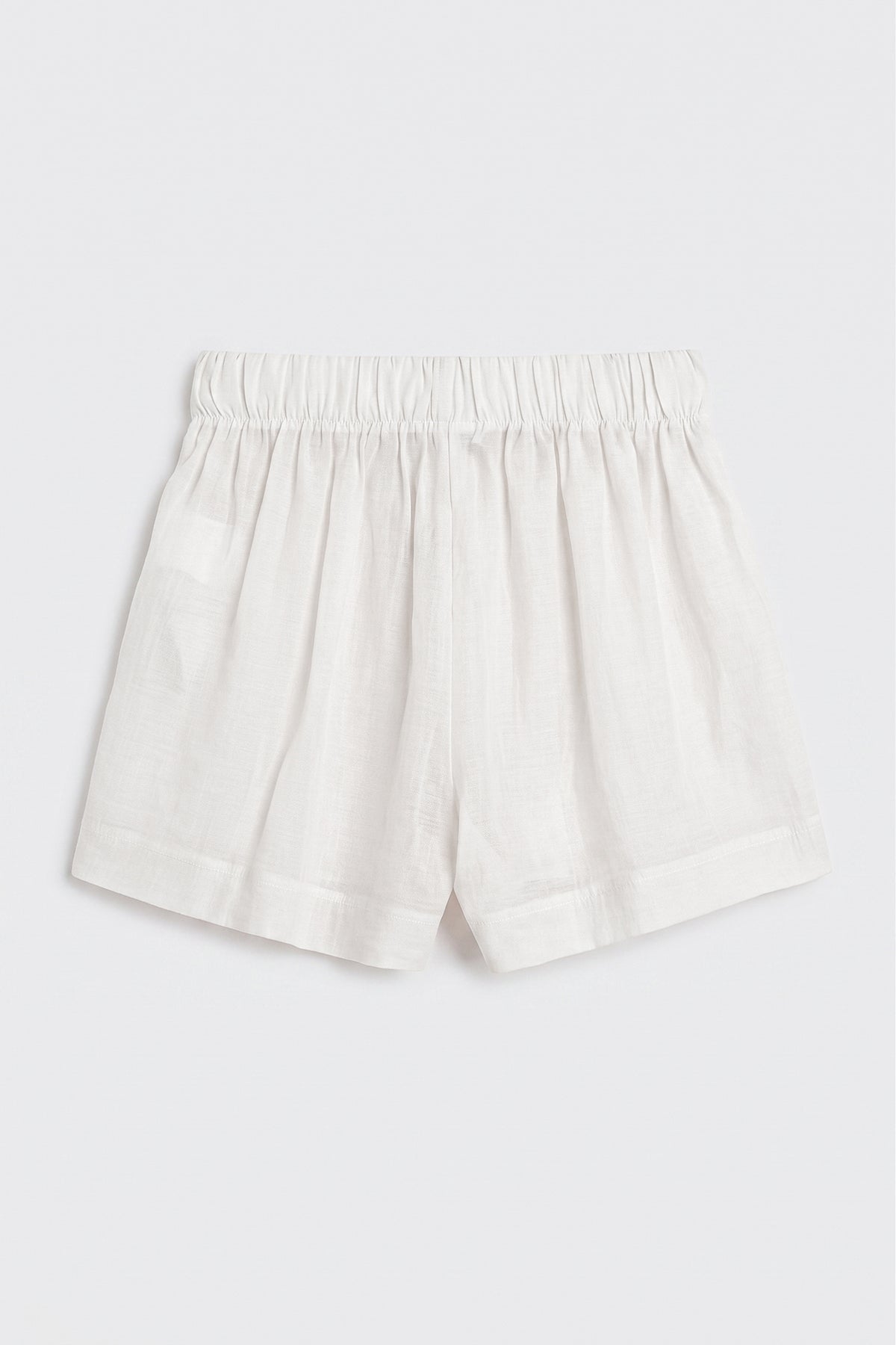 Tencel Oversıze Mini Şort