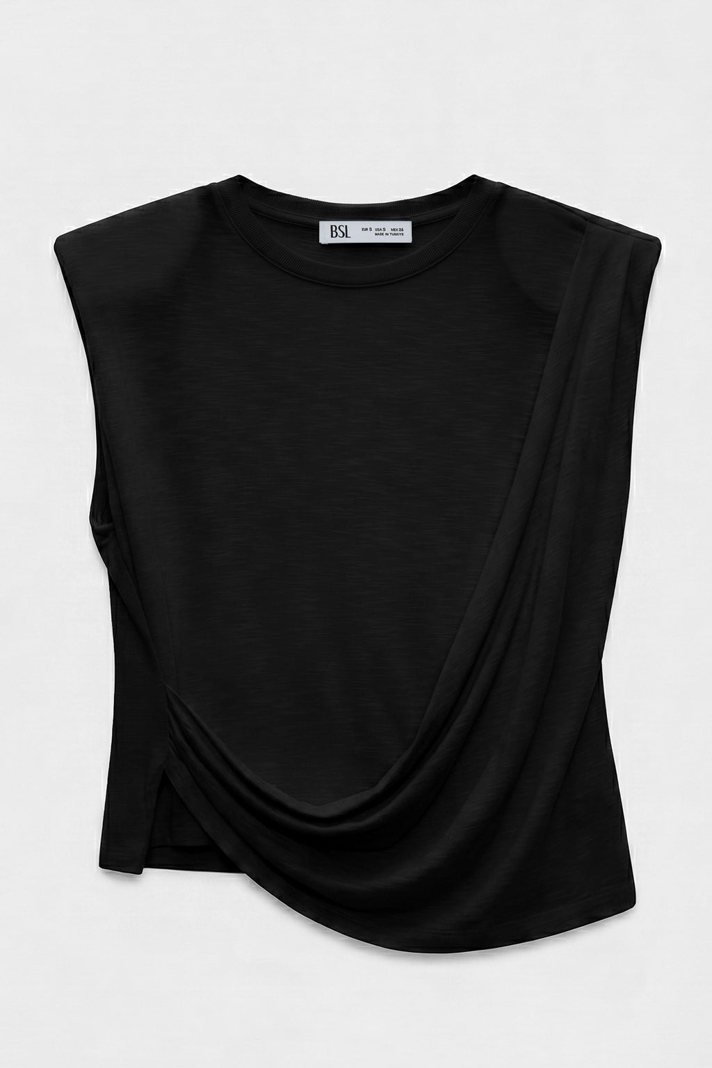 Sleeveless Blouse with V-Neck