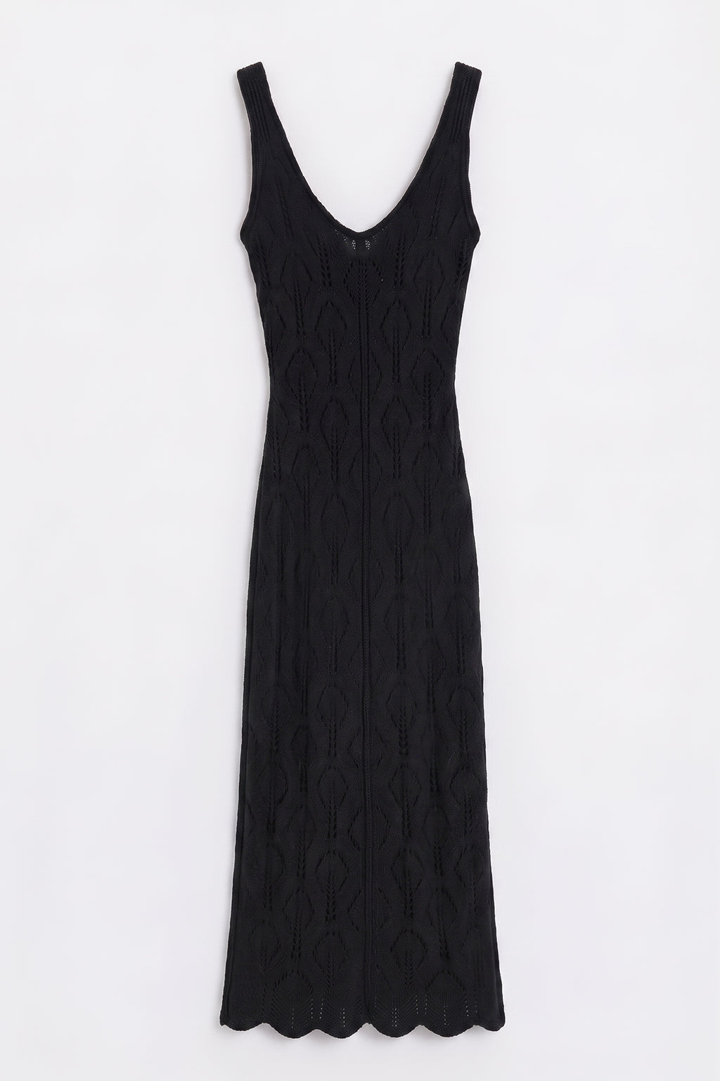 Openwork Maxi Knit Beach Dress