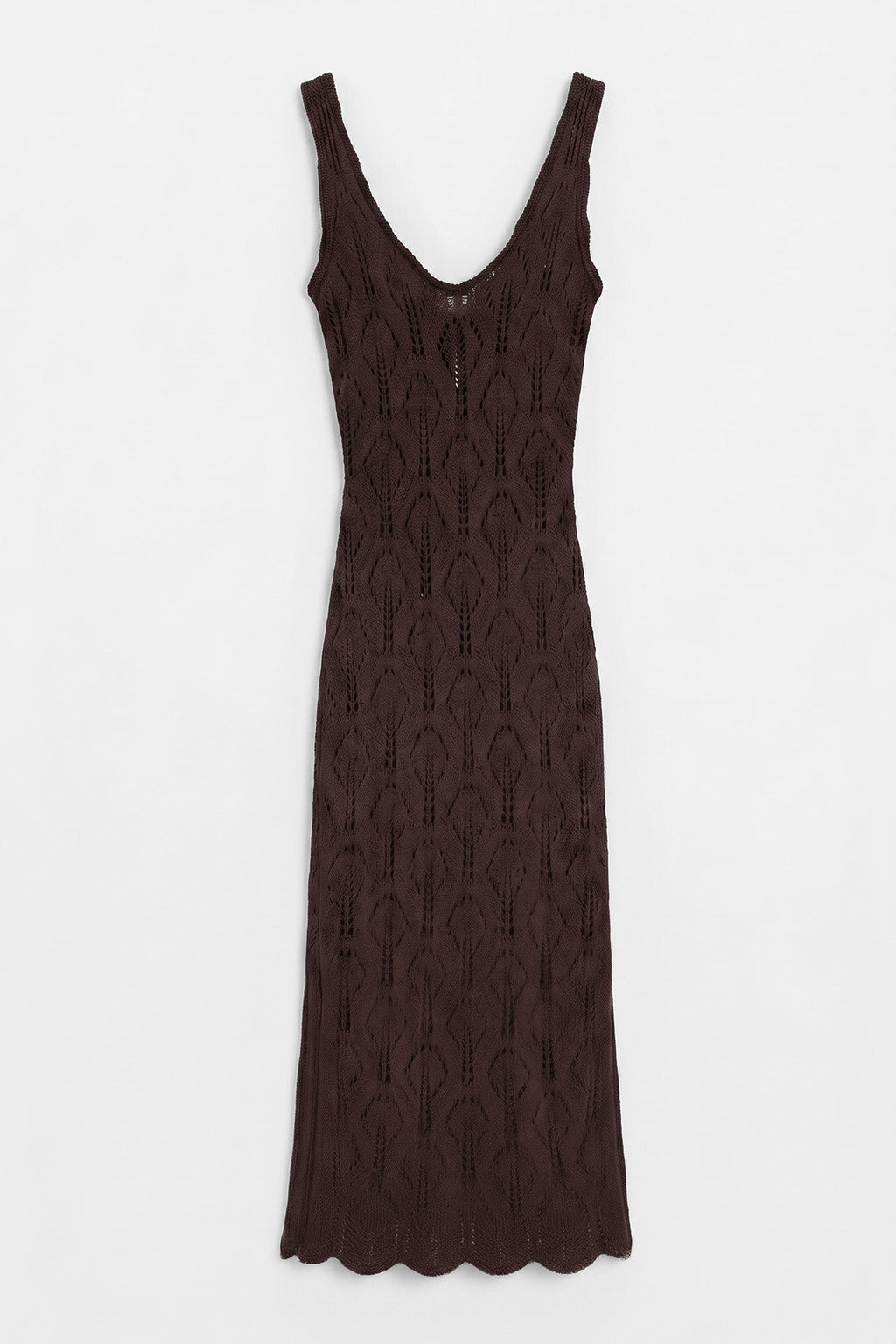 Openwork Maxi Knit Beach Dress