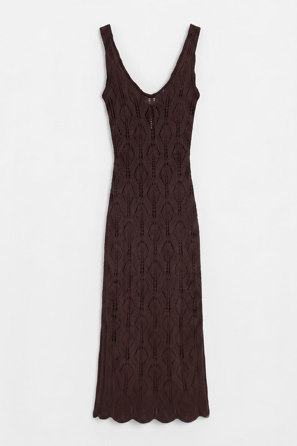 Openwork Maxi Knit Beach Dress