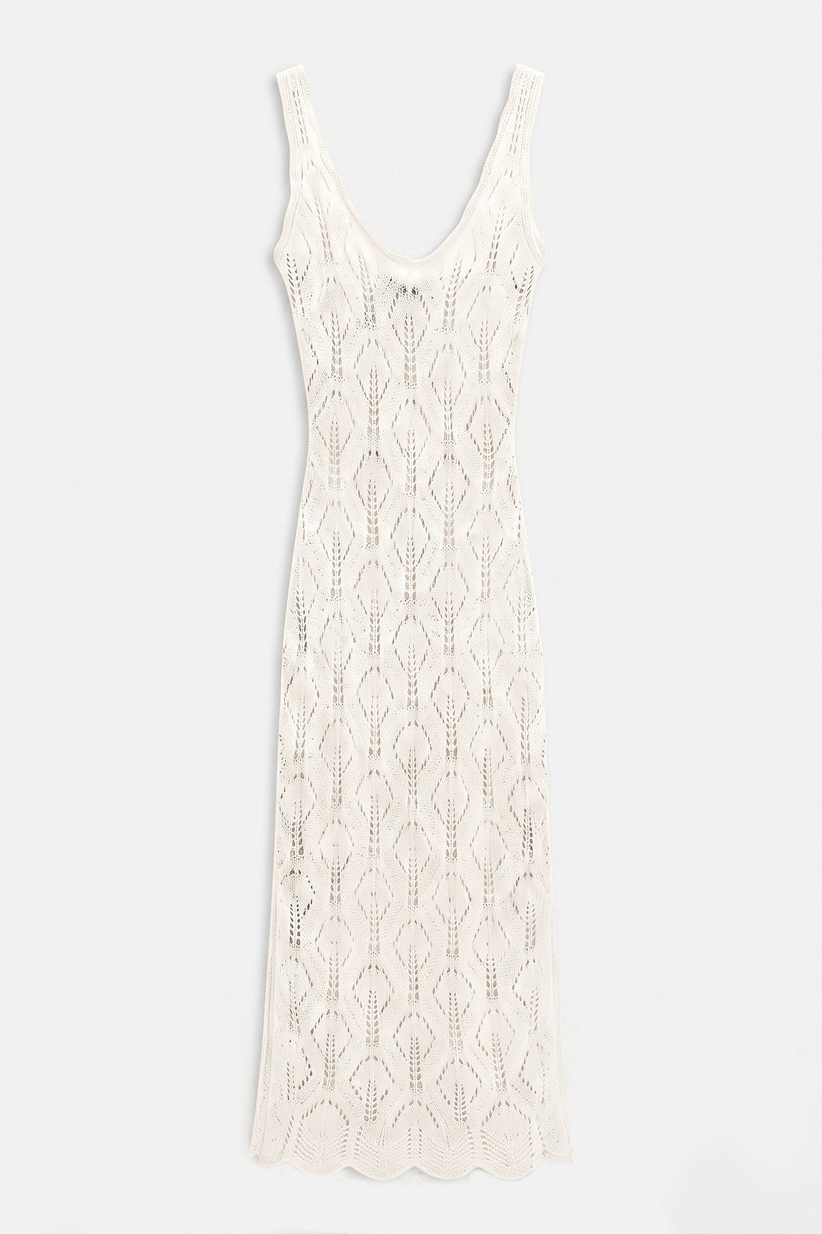 Openwork Maxi Knit Beach Dress