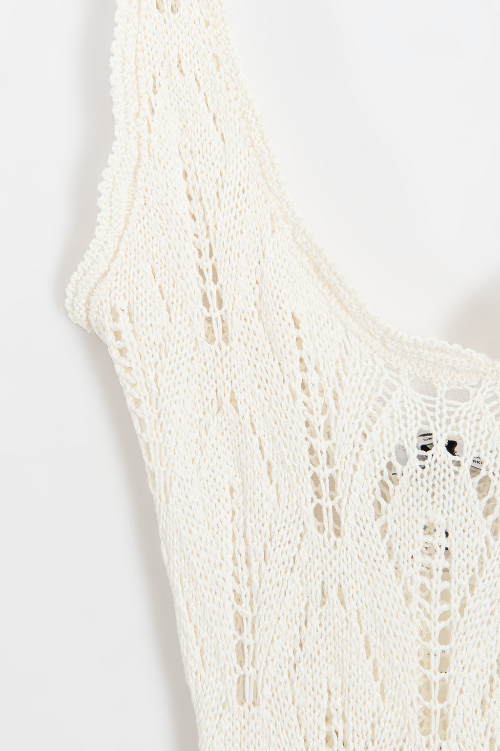 Openwork Maxi Knit Beach Dress