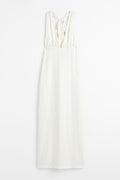 Satin Halter Neck Maxi Dress