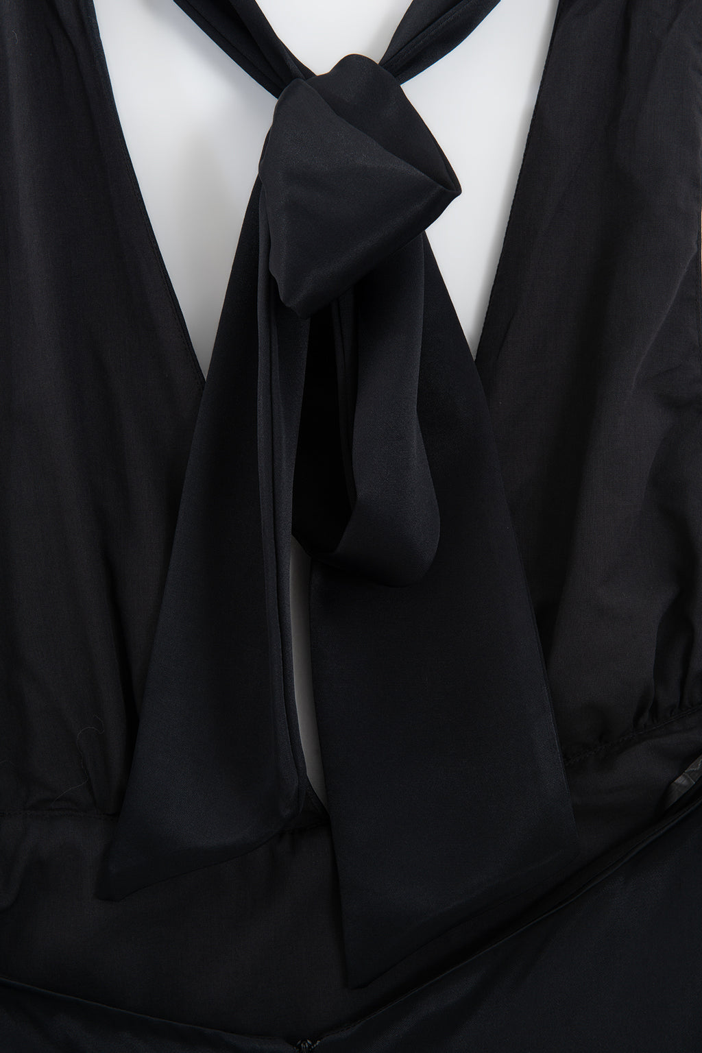 Satin Halter Neck Maxi Dress