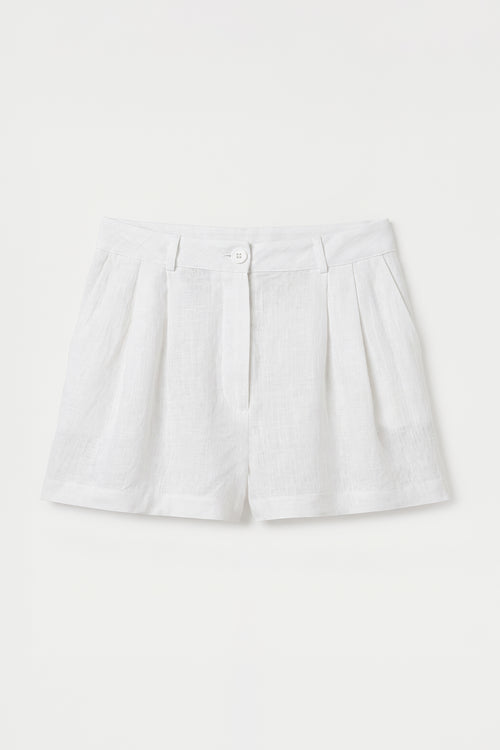 100% Linen Mini Shorts
