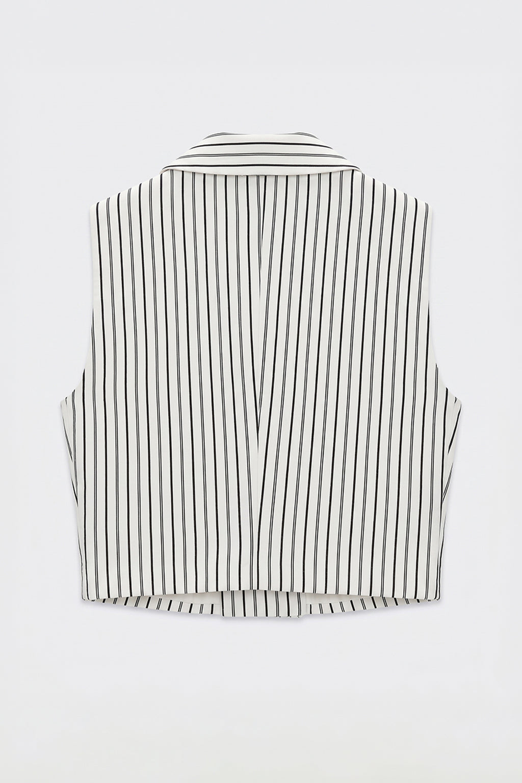 Linen Blend Striped Vest