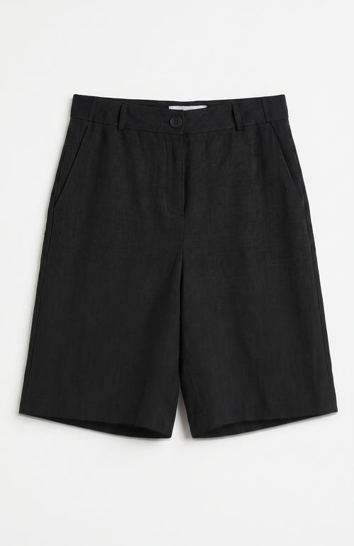 100% Linen Bermuda Shorts