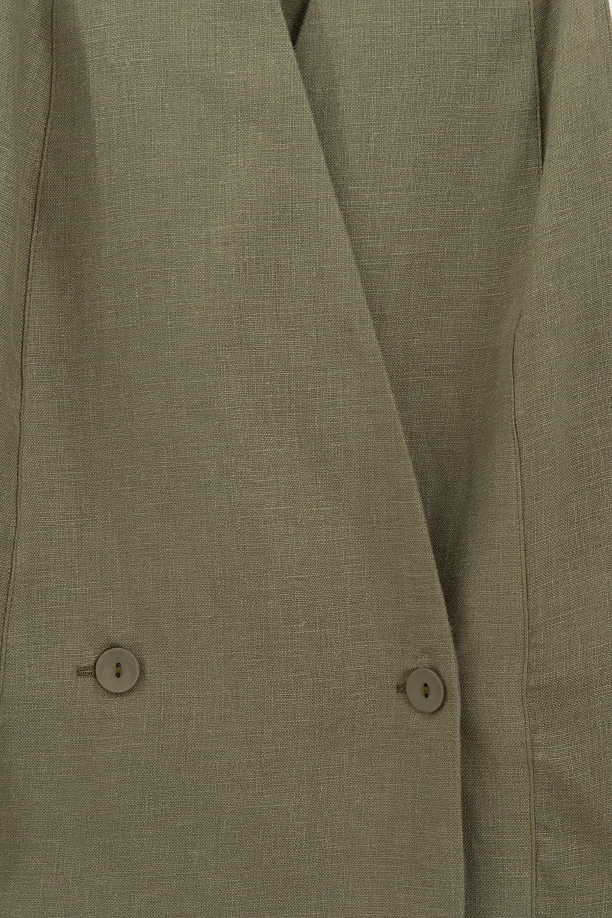 100% Linen Double-Breasted Vest