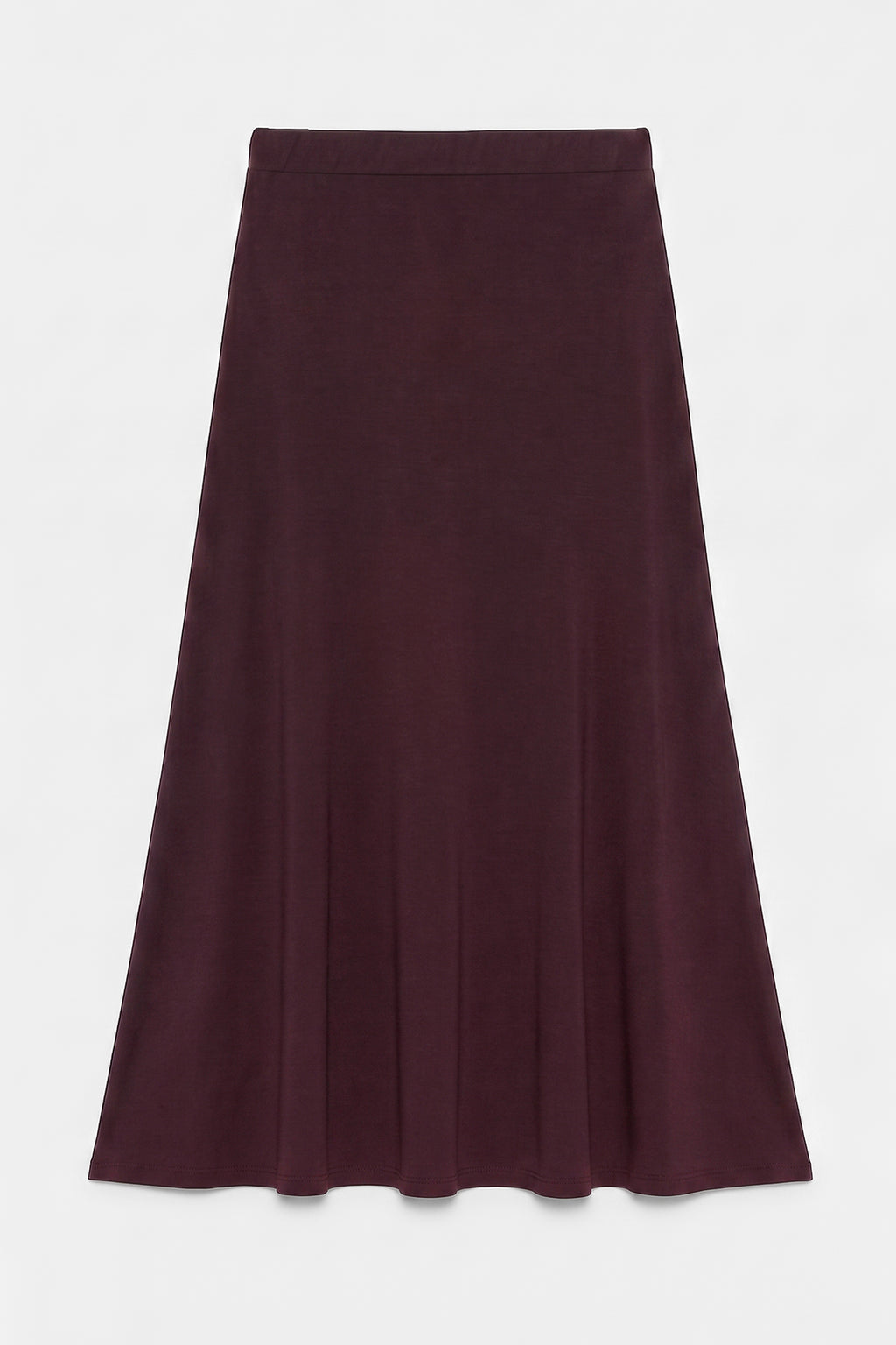 Flounced Midi Skirt