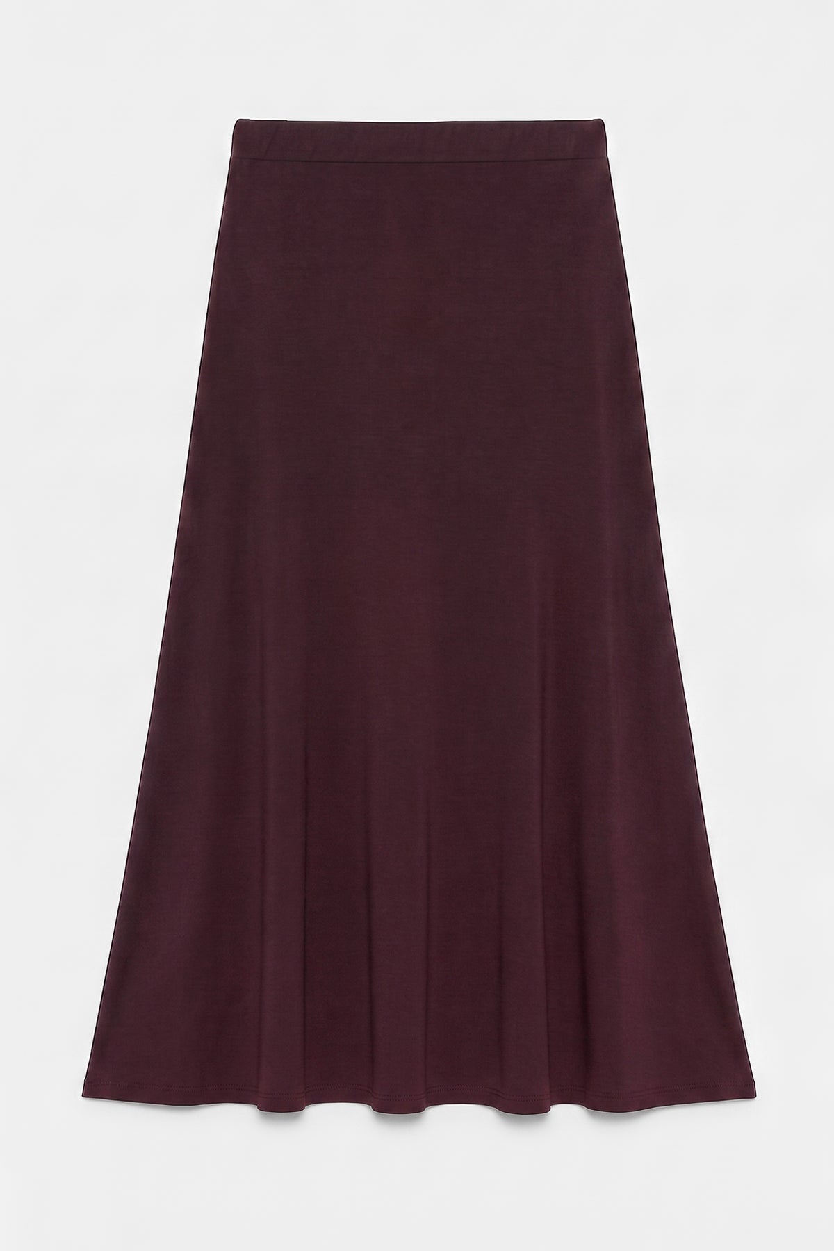 Flounced Midi Skirt