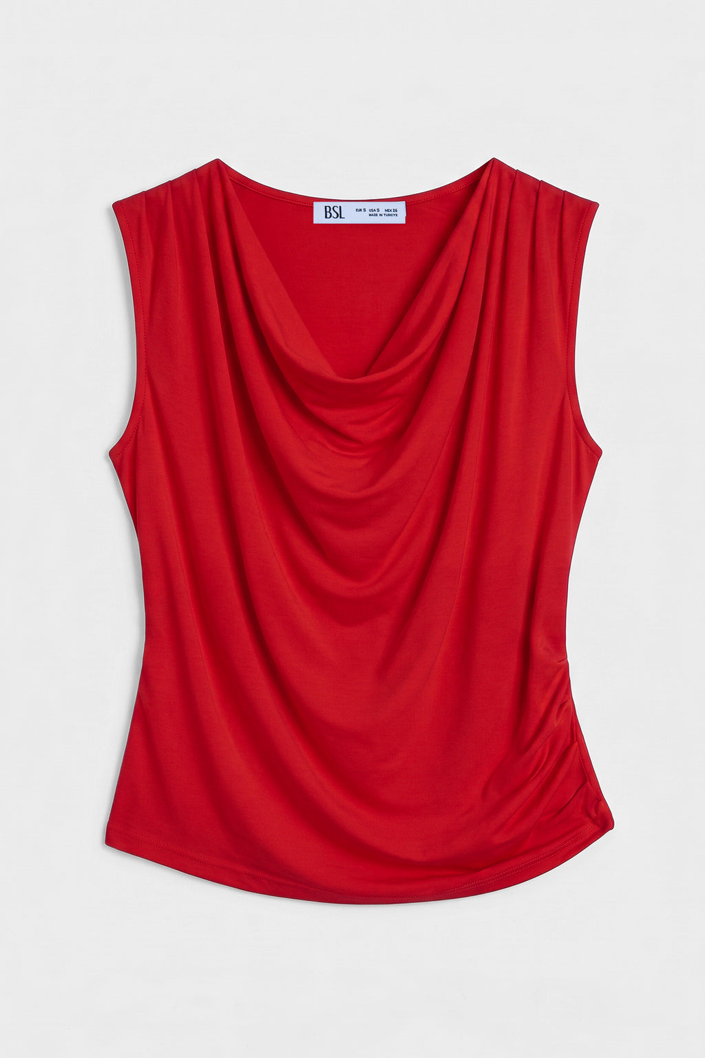 Sleeveless Blouse with V-Neck