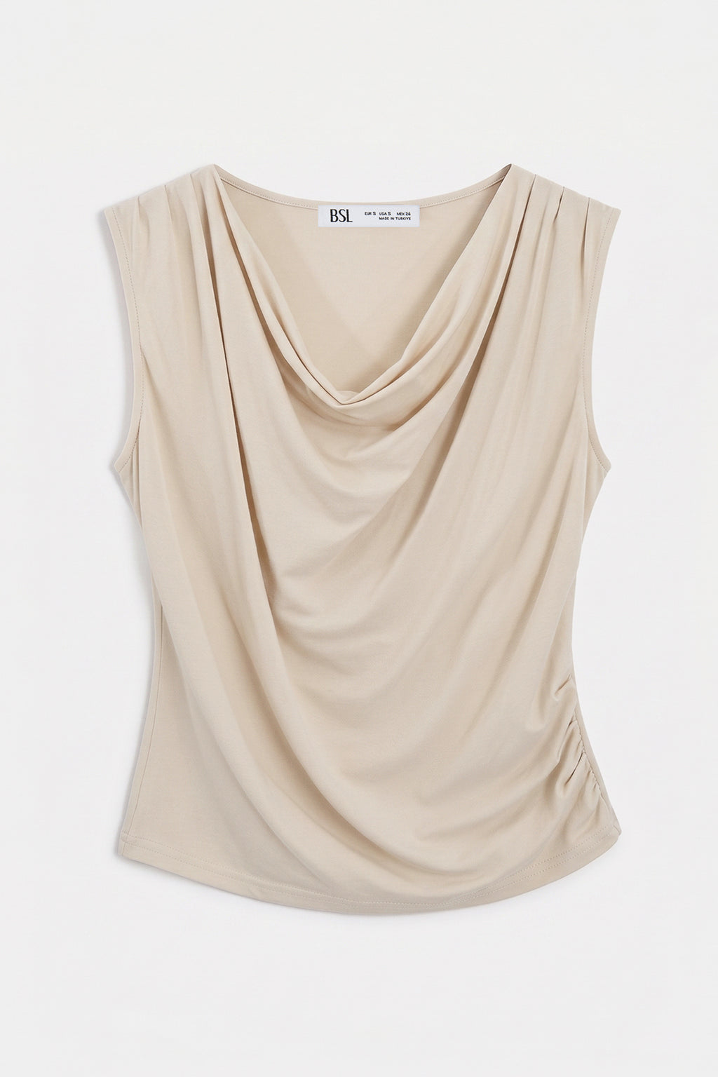 Sleeveless Blouse with V-Neck