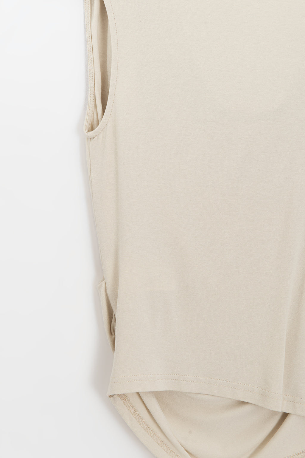 Sleeveless Blouse with V-Neck