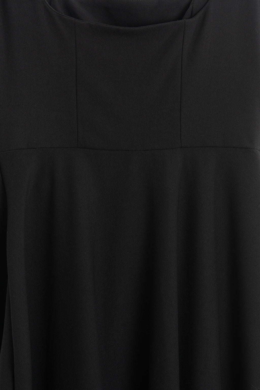 Thick-Strapped Ruffled Midi Dress