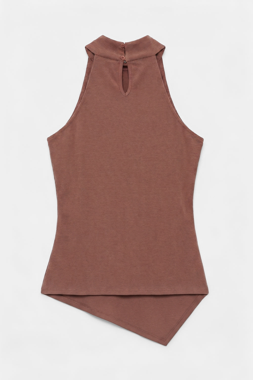 High-neck halter blouse