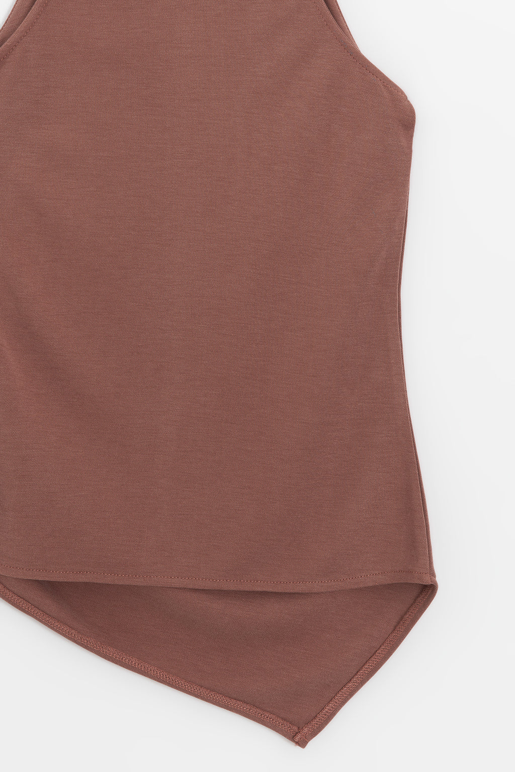 High-neck halter blouse
