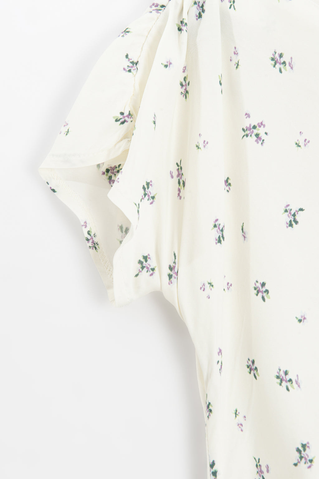 Draped Off-Shoulder Satin Blouse