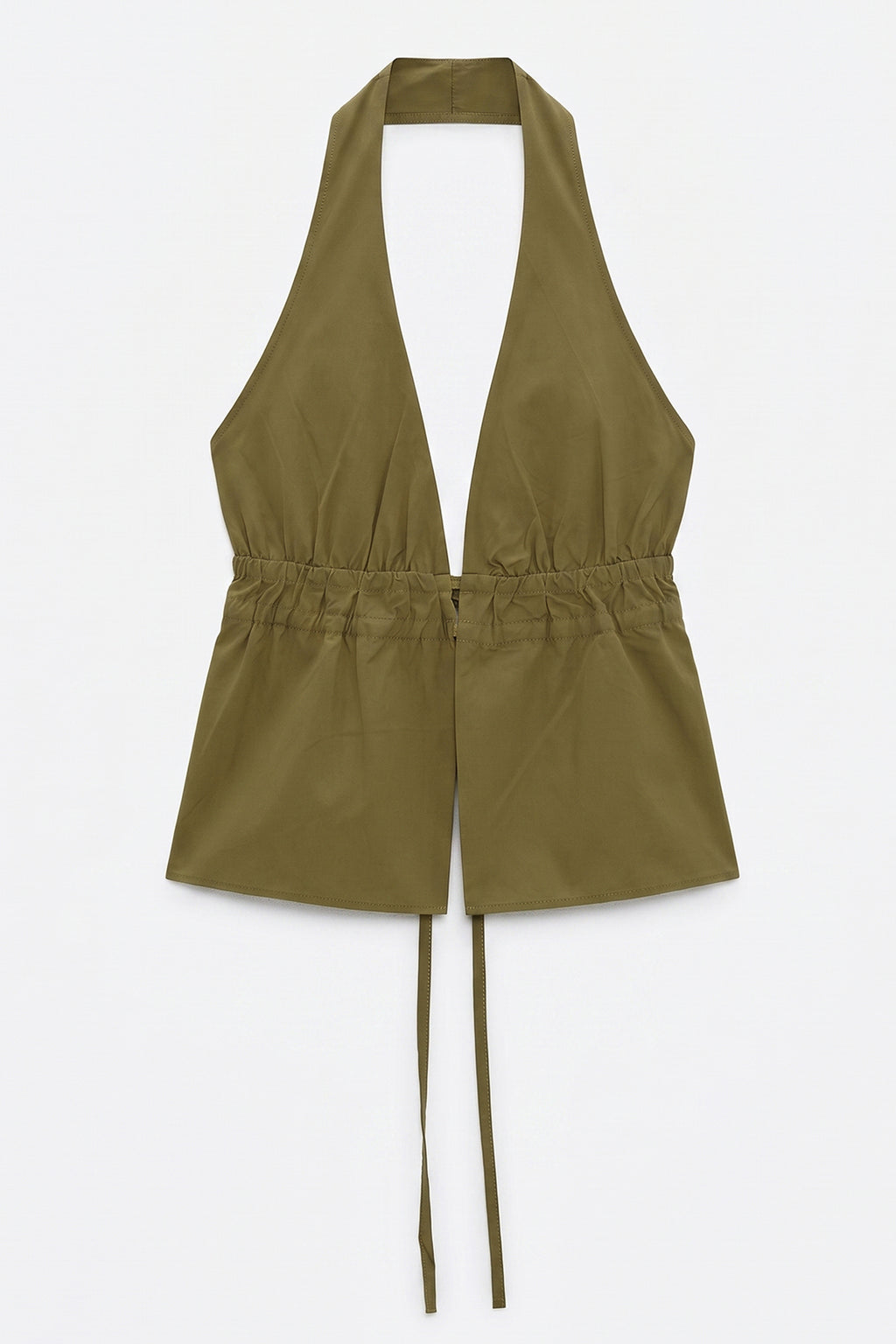 Blouse with Backless Design