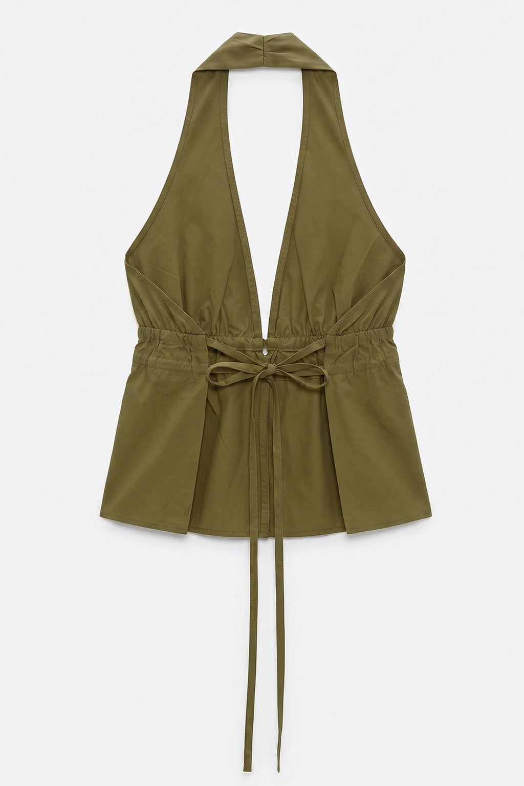 Blouse with Backless Design