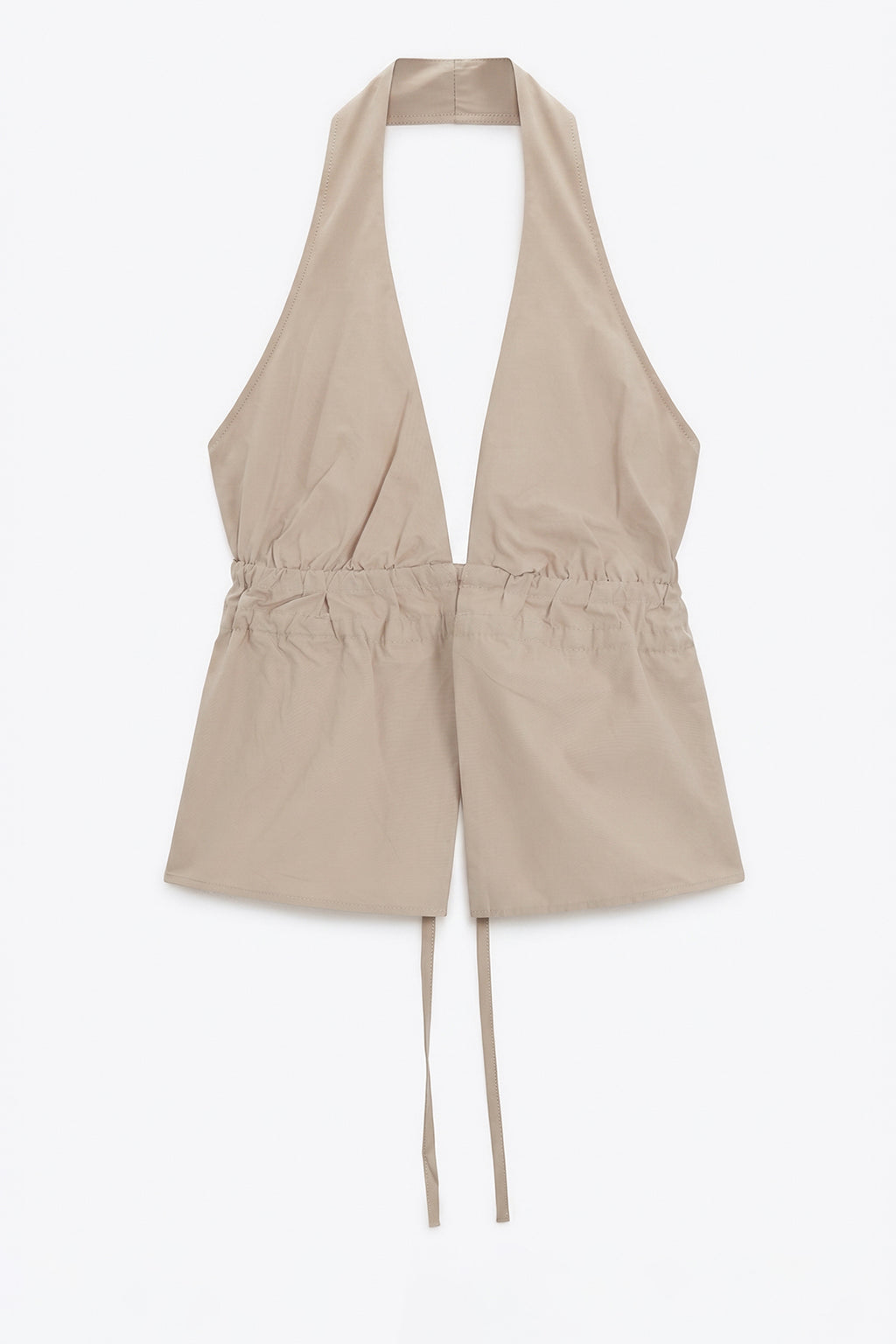 Blouse with Backless Design