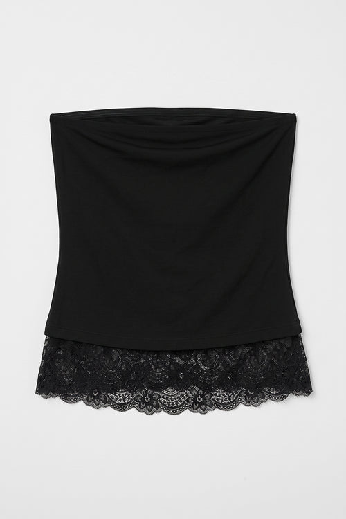 Strapless Lace Top