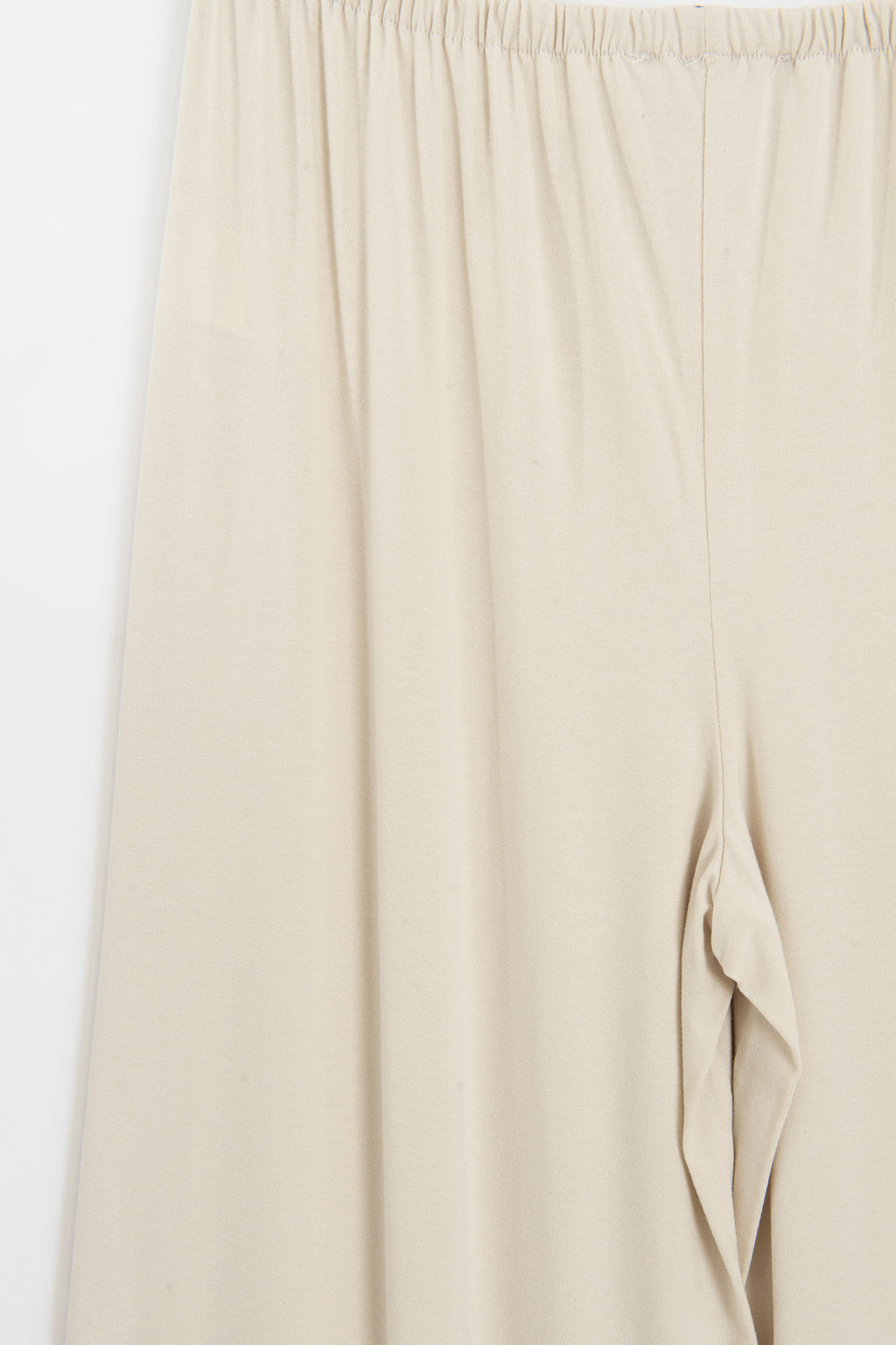 Wide-leg trousers with elastic waistband